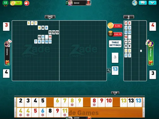 Captures d'écran de 101 Yüzbir Okey Zade Games iPad 