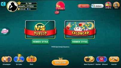 Captures d'écran de 101 Yüzbir Okey Zade Games