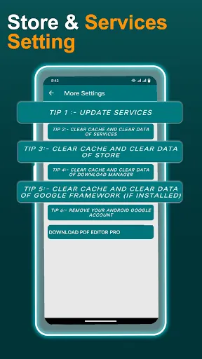 Update Play Services Software 스크린샷