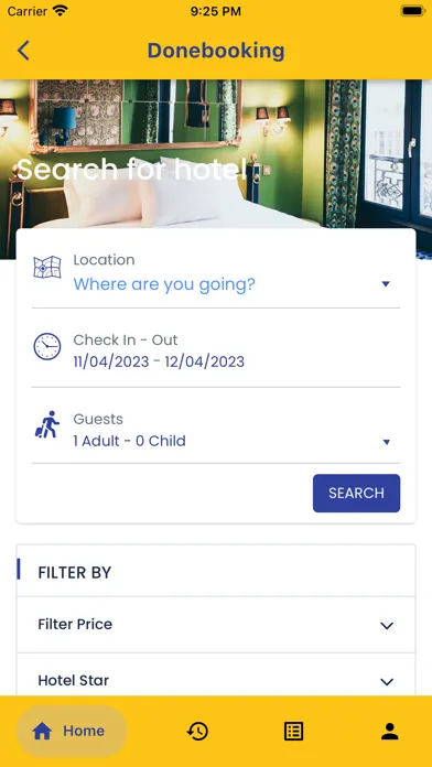 Donebooking Screenshots