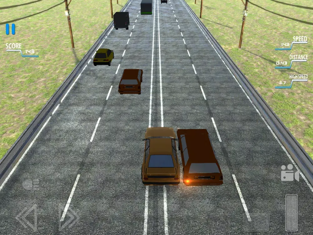 Highway Death Racer iPad  Ekran Görüntüleri