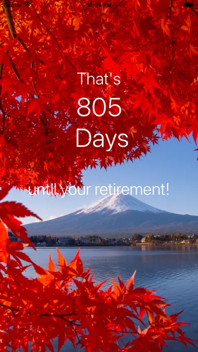 Capturas de pantalla de Retirement Countdown ·