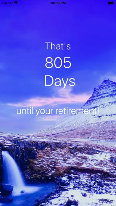 Capturas de pantalla de Retirement Countdown ·