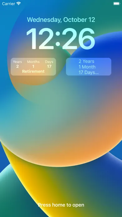 Capturas de pantalla de Retirement Countdown ·