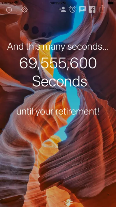 Capturas de pantalla de Retirement Countdown ·