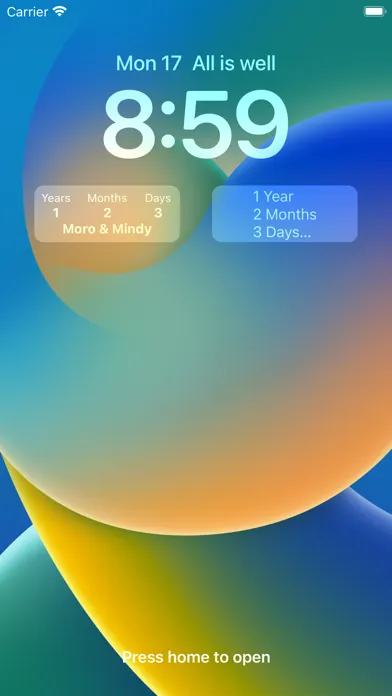 Wedding Countdown Widget 스크린샷
