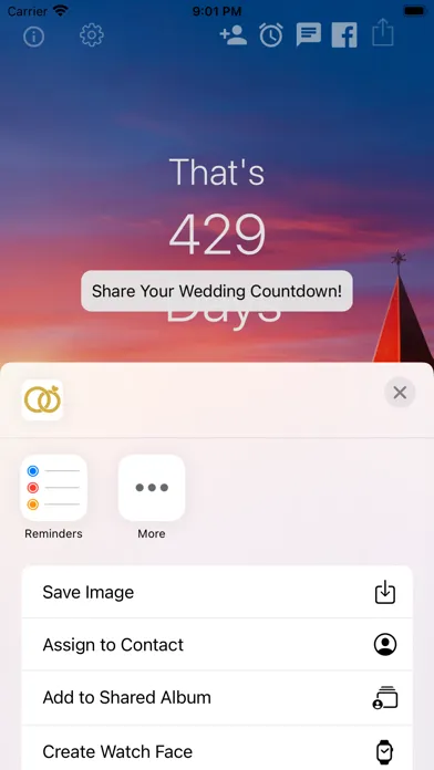 Wedding Countdown Widget 스크린샷