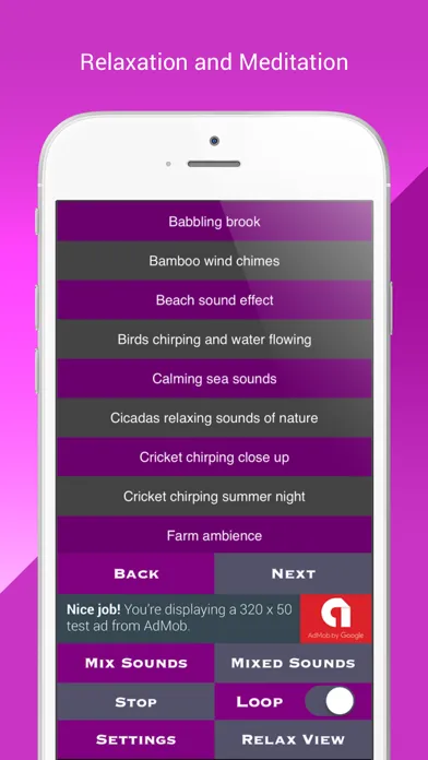Capturas de pantalla de White Noise - Natural Calm Sounds for Sleep Cycle