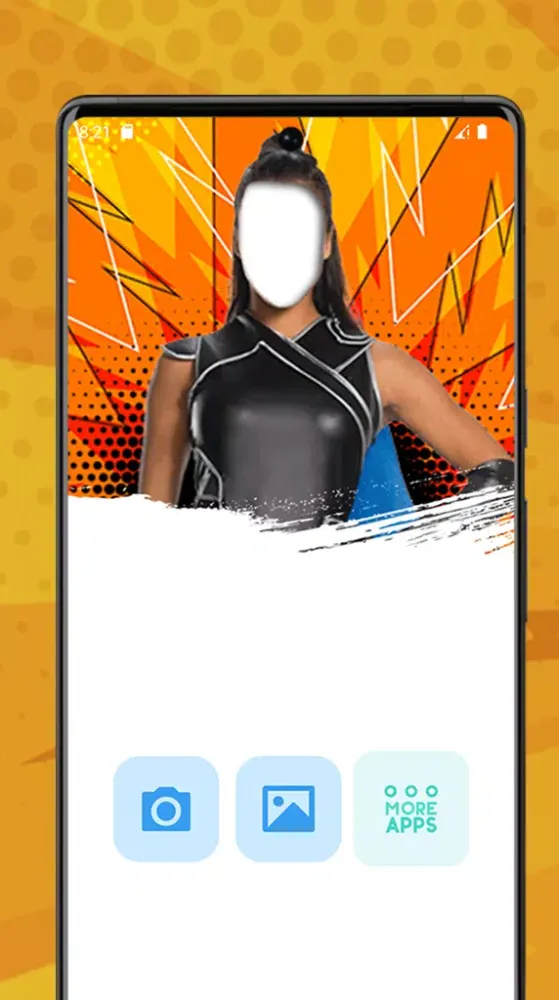 Tangkapan skrin Girl Hero Costume Photo Editor