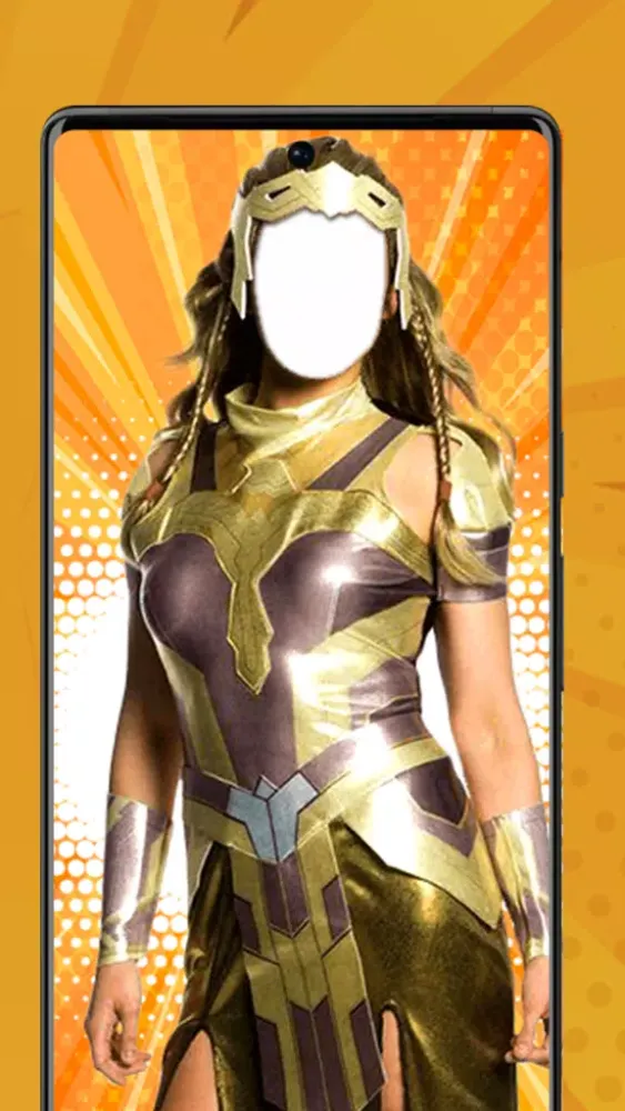 Tangkapan skrin Girl Hero Costume Photo Editor