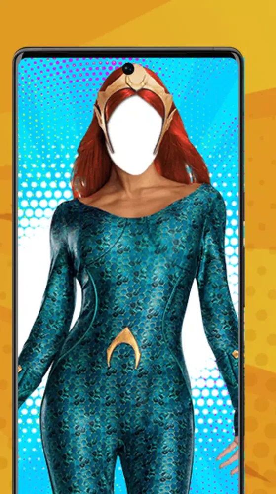 Tangkapan skrin Girl Hero Costume Photo Editor