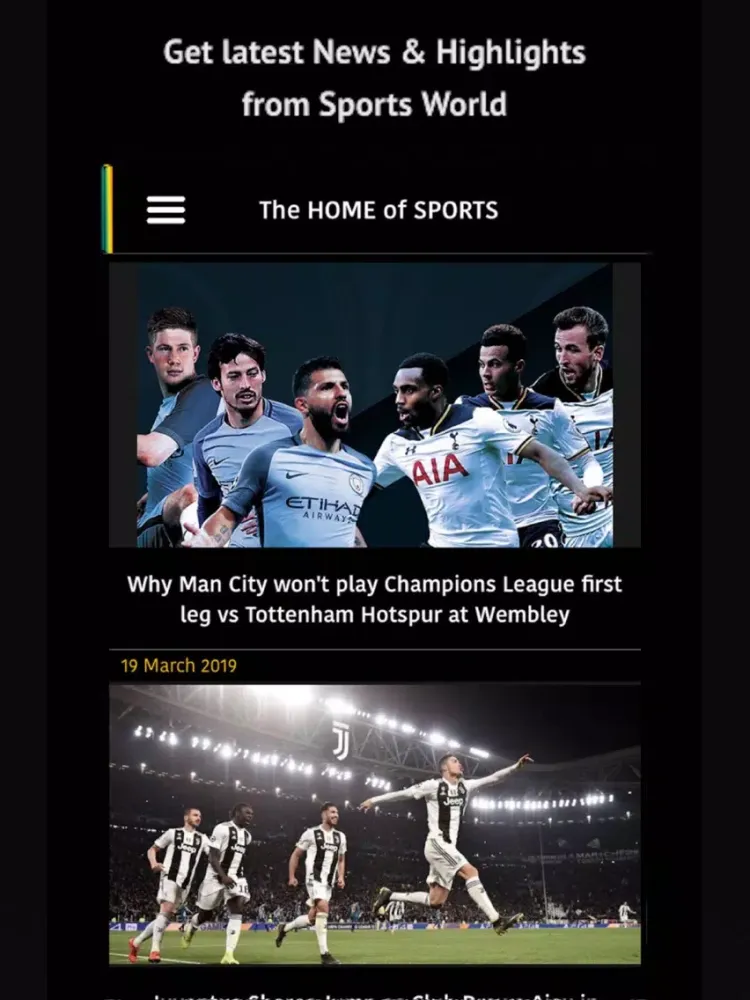 Zrzuty ekranu Sports Daily News & Highlights iPad 