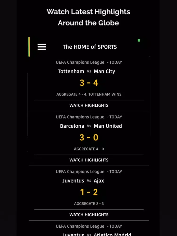 Zrzuty ekranu Sports Daily News & Highlights iPad 