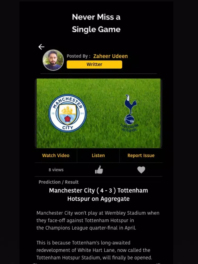 Zrzuty ekranu Sports Daily News & Highlights iPad 
