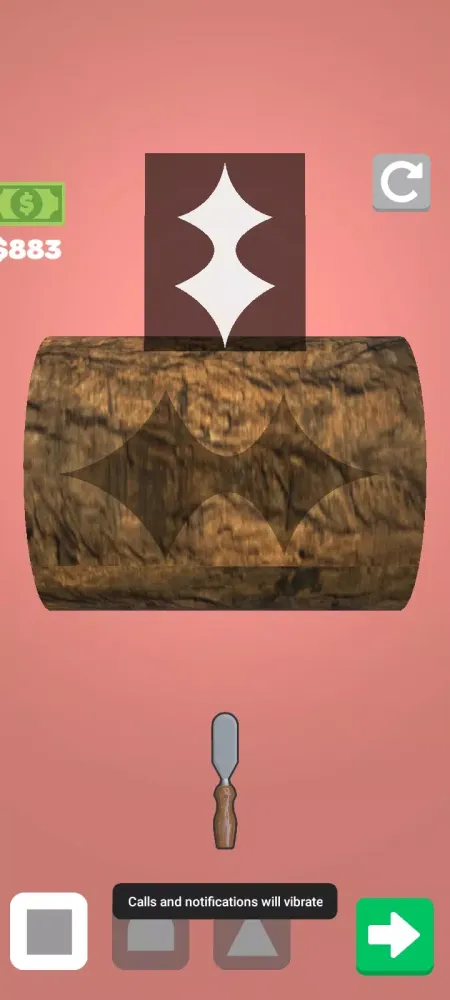 Capturas de tela do Wood Carving Turning Paint 3d