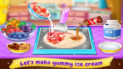 ภาพหน้าจอของ Stir-fried Ice Cream Roll