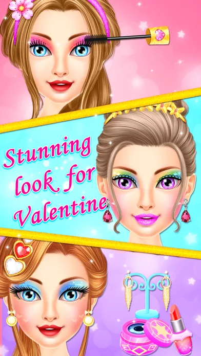 Captures d'écran de Valentine Beauty Salon Game