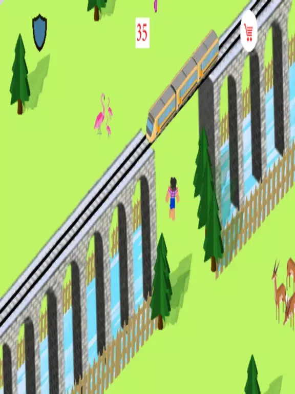 Tangkapan layar Bad Road Crossing – Bloody Hell iPad 