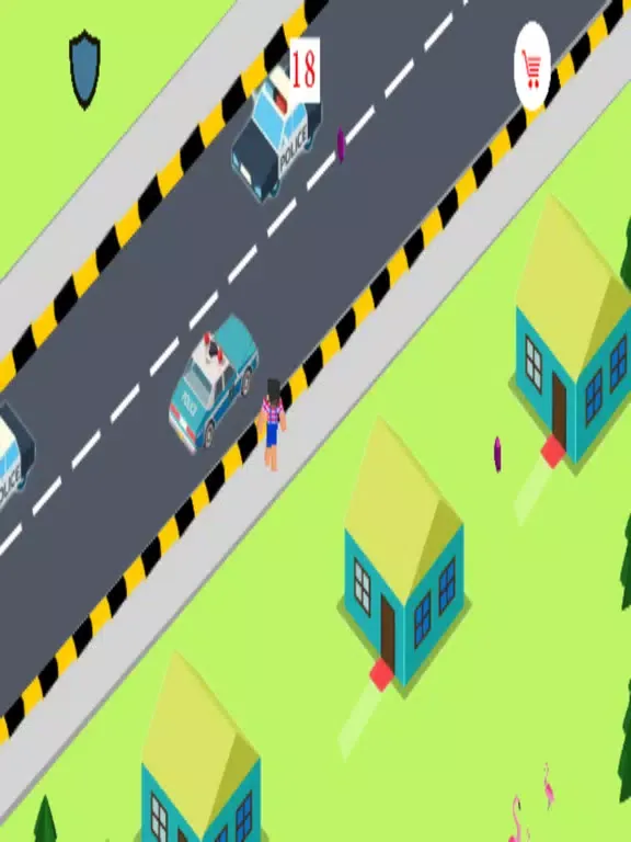 Tangkapan layar Bad Road Crossing – Bloody Hell iPad 