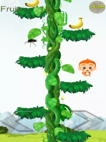 Monkey Jump For banana iPad  Screenshots