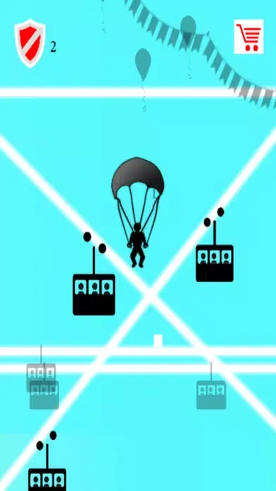Screenshot di Sky Falling – Crazy Vector Man