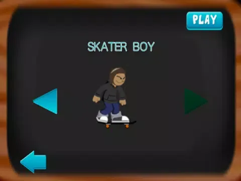 Tangkapan skrin subway skater z iPad 