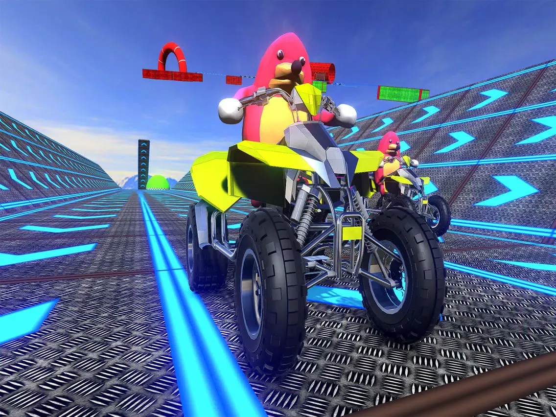 Capturas de tela do Atv 4x4 Stunt Bike Simulator iPad 
