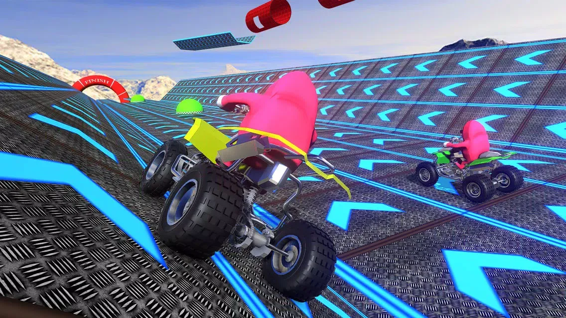 Capturas de tela do Atv 4x4 Stunt Bike Simulator