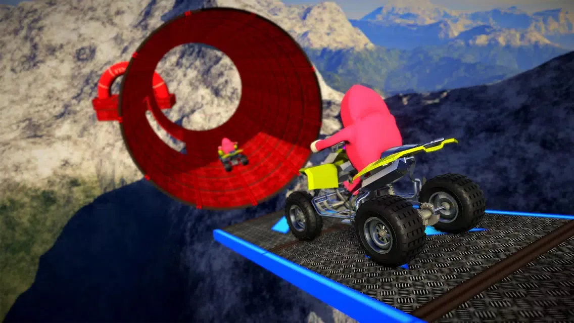 Capturas de tela do Atv 4x4 Stunt Bike Simulator