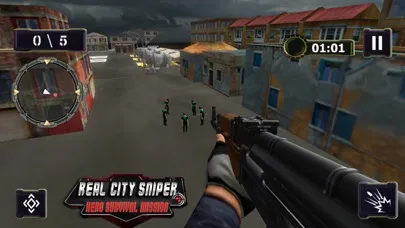 Tangkapan skrin Real City Sniper Hero Survival Mission