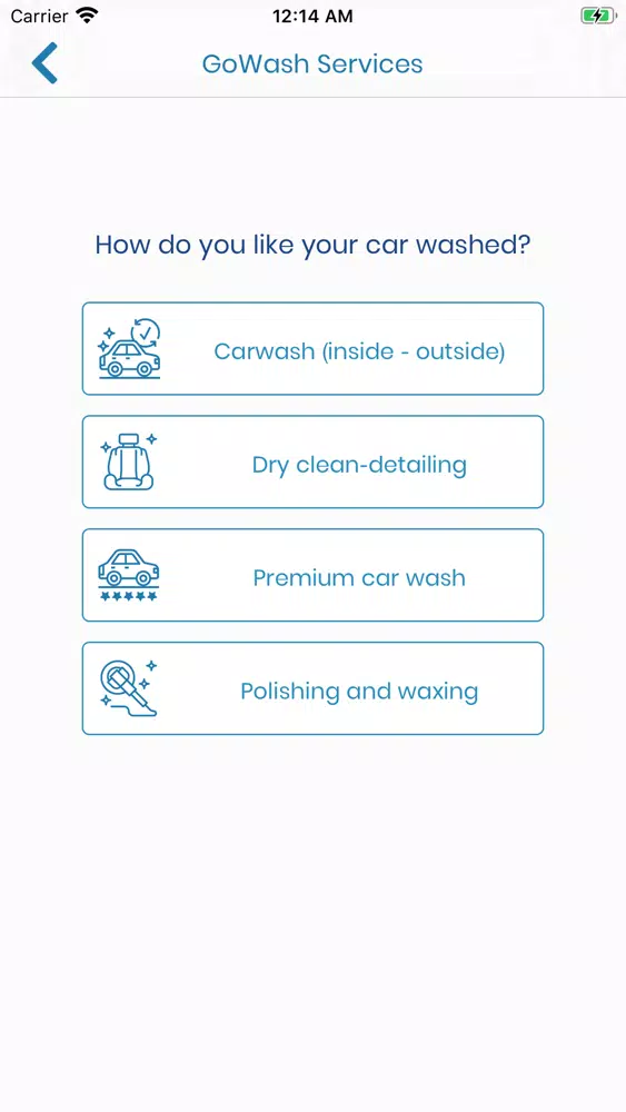 Tangkapan layar Gowash