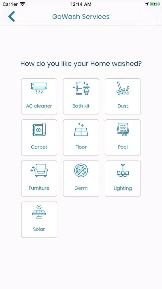 Tangkapan skrin Gowash