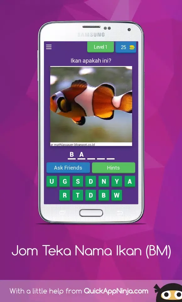 Jom Teka Nama Ikan (BM) 스크린샷