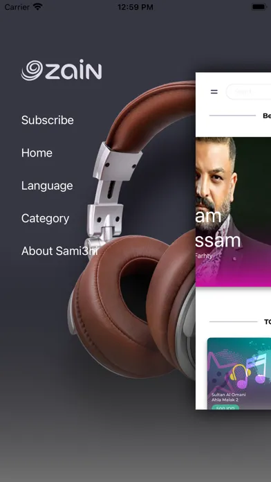 Capturas de tela do Zain Sami3ney, زين سمعني