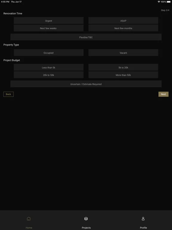 Capturas de tela do Agency Renovate iPad 