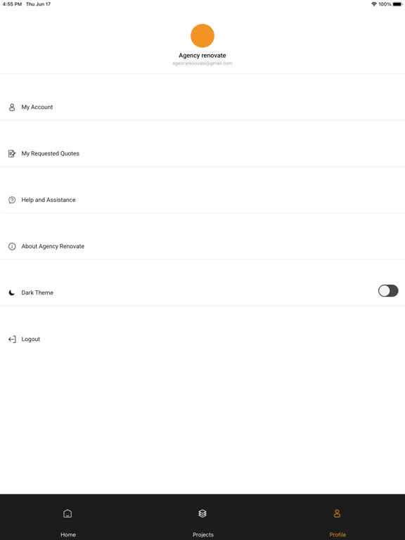 Capturas de tela do Agency Renovate iPad 