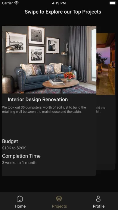 Capturas de tela do Agency Renovate