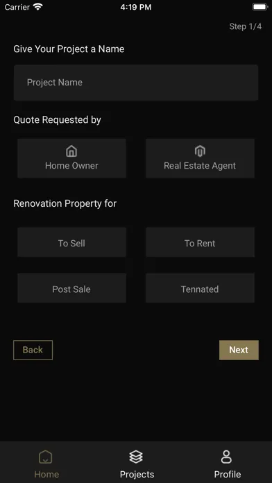 Capturas de tela do Agency Renovate