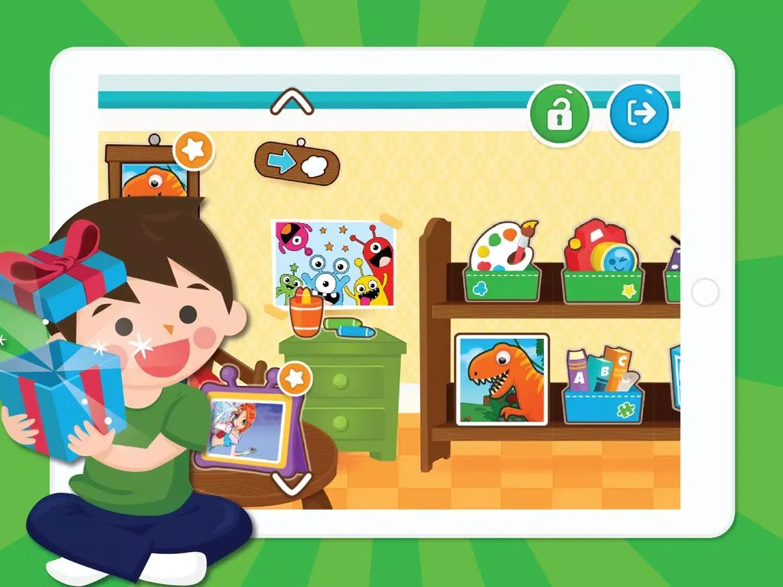 ภาพหน้าจอของ ZainKids iPad 