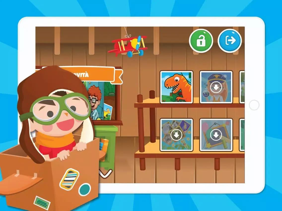 ภาพหน้าจอของ ZainKids iPad 