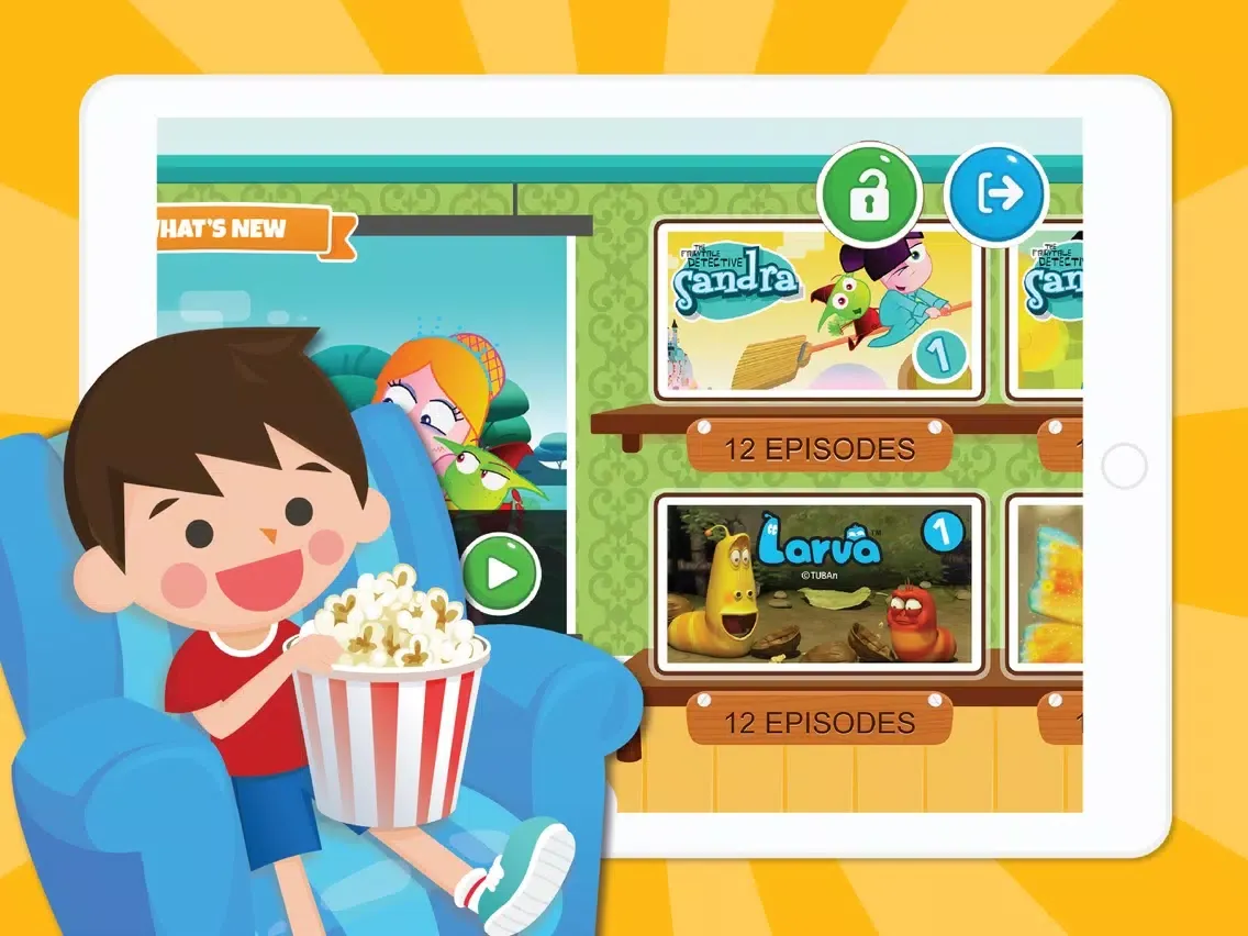 ภาพหน้าจอของ ZainKids iPad 