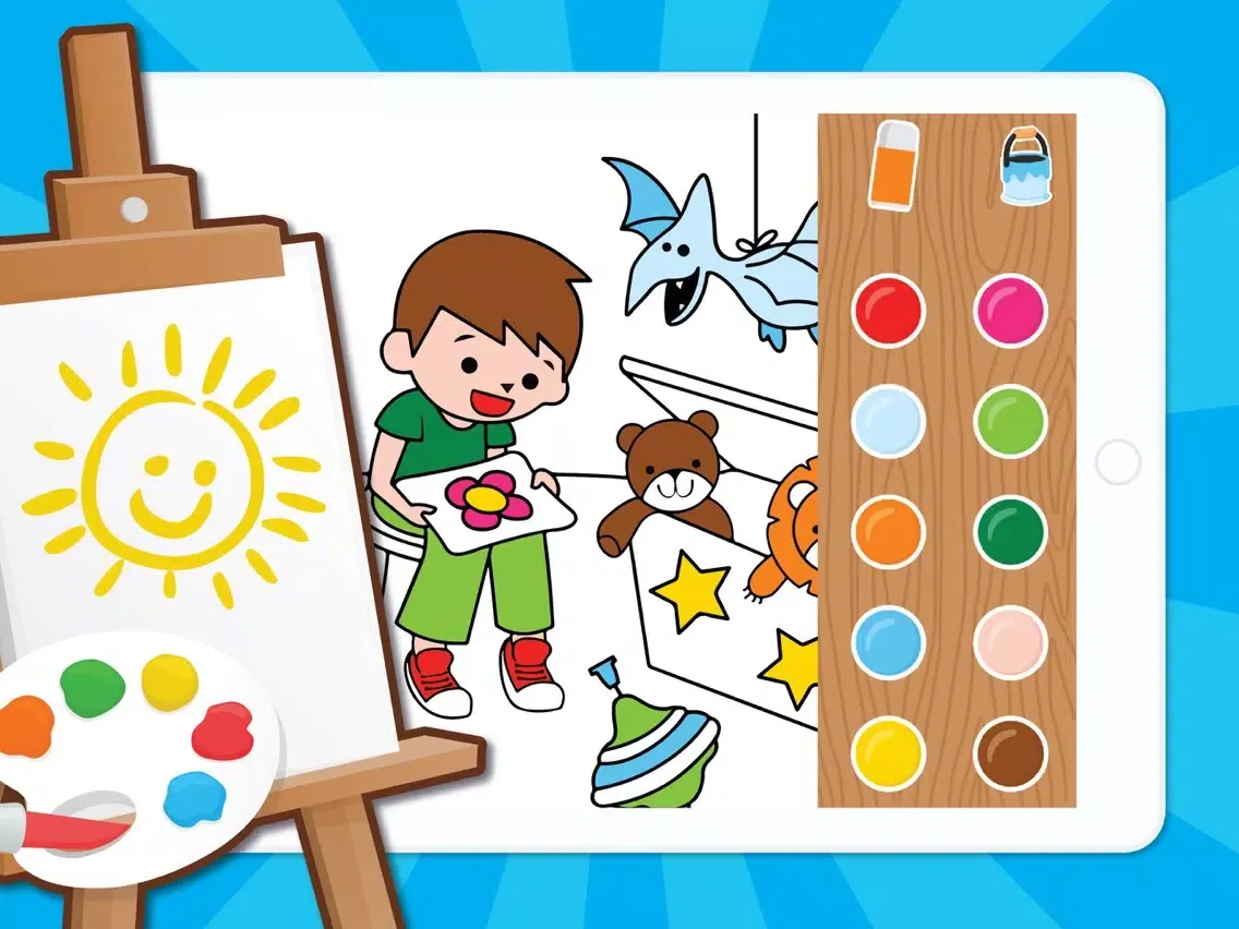 ภาพหน้าจอของ ZainKids iPad 