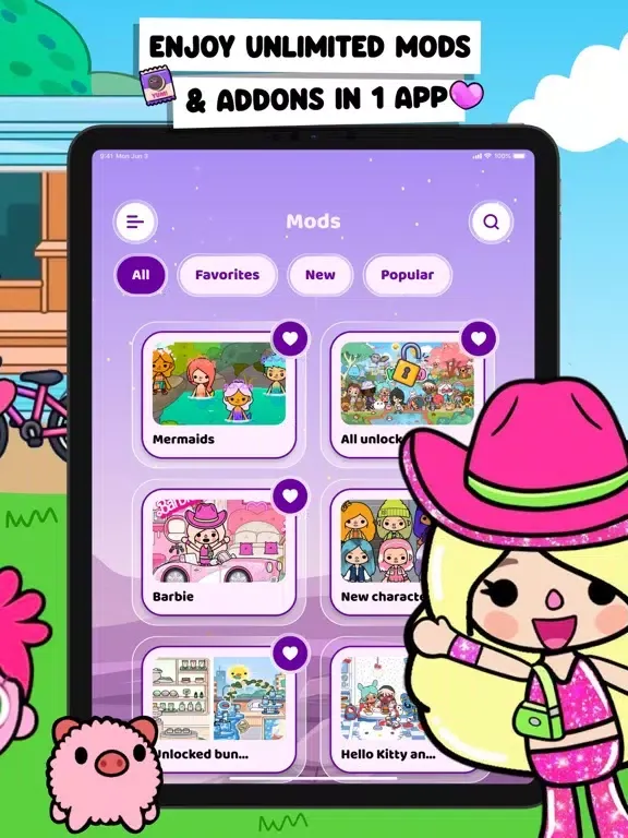 Toca Boca World Mods & Skins iPad  Screenshots