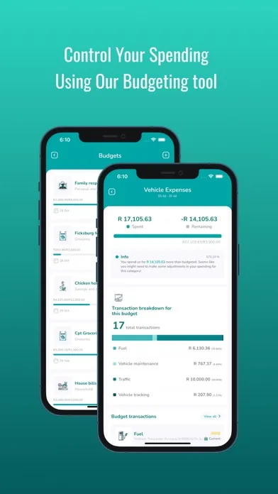 Zaka Manager Budget & Expenses Screenshots