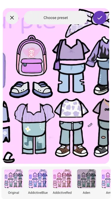 Capturas de pantalla de Aesthetic Toka - Outfit Ideas