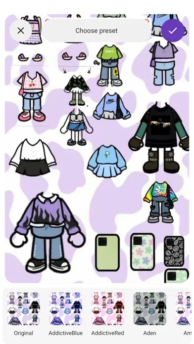 Capturas de pantalla de Aesthetic Toka - Outfit Ideas