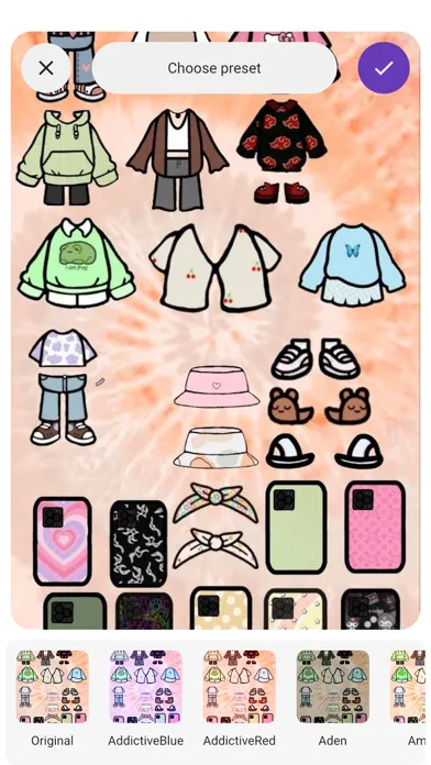 Capturas de pantalla de Aesthetic Toka - Outfit Ideas