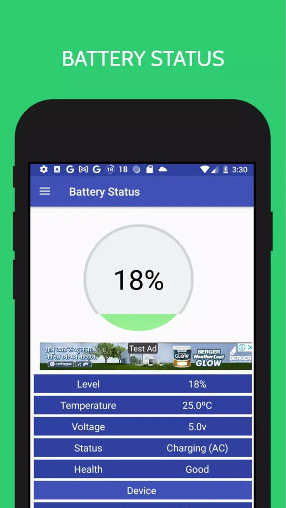 Скриншоты Battery Status