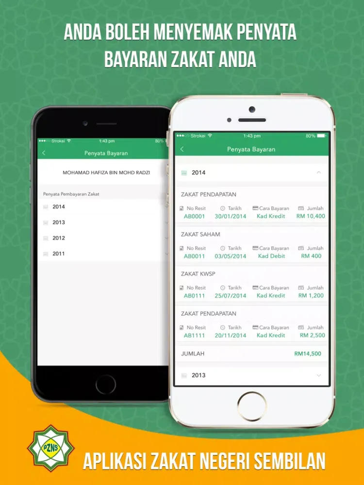 ZakatN9 - Negeri Sembilan iPad  سکرین شاٹس