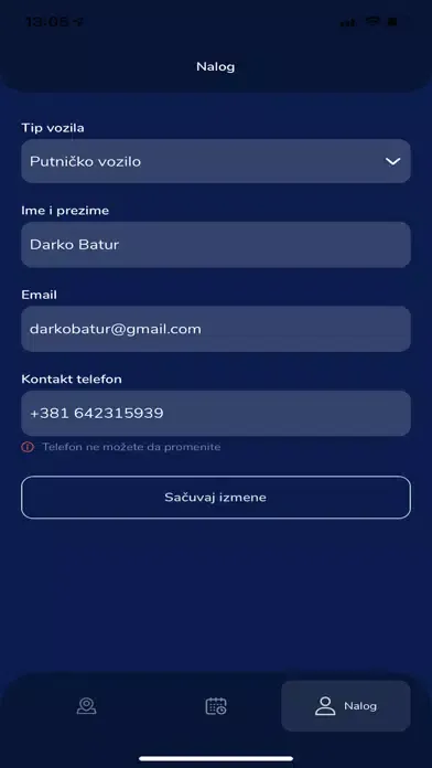 Capturas de pantalla de Zakazi Registraciju